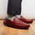 Marco di Milano Genuine Caiman Crocodile Driver Loafer - Wine Marco di Milano Genuine Caiman Crocodile Driver Loafer - Wine