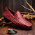 Marco di Milano Genuine Caiman Crocodile Driver Loafer - Wine Marco di Milano Genuine Caiman Crocodile Driver Loafer - Wine