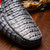 Marco di Milano Genuine Caiman Crocodile Driver Loafer - Grey