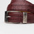 Marco di Milano Genuine Caiman Crocodile Fuscus Back Dress Belt - Wine Marco di Milano Genuine Caiman Crocodile Fuscus Back Dress Belt - Wine