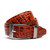 Marco di Milano Genuine Caiman Fuscus-Belly Crocodile Dress Belt - Rustic Cognac Marco di Milano Genuine Caiman Fuscus-Belly Crocodile Dress Belt - Rustic Cognac