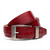 Marco di Milano Genuine Caiman Crocodile & Lizard Belt - Red Marco di Milano Genuine Caiman Crocodile & Lizard Belt - Red