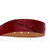 Marco di Milano Genuine Caiman Crocodile & Lizard Belt - Red Marco di Milano Genuine Caiman Crocodile & Lizard Belt - Red