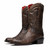 Marco di Milano Genuine Python Round Toe Western Boot - Brown Marco di Milano Genuine Python Round Toe Western Boot - Brown