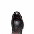 Marco di Milano Genuine Python Round Toe Western Boot - Black Cherry