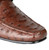 Los Altos Genuine Ostrich Quill Horse Bit Dress Loafer - Brown