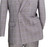 Vinci Glenplaid Double-Breasted Suit - Grey with Lavender Vinci Glenplaid Double-Breasted Suit - Grey with Lavender