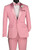 Vinci 2-Button Slim Fit Dusty Rose Pink Tuxedo