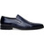 Belvedere Deerskin & Napa Leather Cap Toe Dress Loafer - Navy Blue Belvedere Deerskin & Napa Leather Cap Toe Dress Loafer - Navy Blue