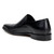 Belvedere Deerskin & Napa Leather Cap Toe Dress Loafer - Black