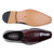 Belvedere Deerskin & Napa Leather Cap Toe Dress Loafer - Burgundy Belvedere Deerskin & Napa Leather Cap Toe Dress Loafer - Burgundy