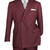 Vinci Double-Breasted Suit with Hidden Adjustable Waist - Burgundy Vinci Double-Breasted Suit with Hidden Adjustable Waist - Burgundy