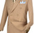 Vinci Double-Breasted Suit with Hidden Adjustable Waist - Light Beige Vinci Double-Breasted Suit with Hidden Adjustable Waist - Light Beige