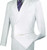 Vinci Double-Breasted Suit with Hidden Adjustable Waist - White Vinci Double-Breasted Suit with Hidden Adjustable Waist - White