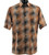 Bassiri Short Sleeve Camp Shirt - Melon Moiré Patterned