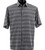 Bassiri Black Abstract Lines Short Sleeve Camp Shirt