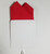 White Mini Dots on Red 100% Cotton Pre-Folded Pocket Square Handkerchief Insert - 2 Point White Mini Dots on Red 100% Cotton Pre-Folded Pocket Square Handkerchief Insert - 2 Point