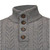 Peru Unlimited 100% Royal Alpaca Cable Button Neck Sweater - Grey Heather Peru Unlimited 100% Royal Alpaca Cable Button Neck Sweater - Grey Heather