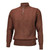 Peru Unlimited 100% Royal Alpaca Cable Button Neck Sweater - Rust Heather Peru Unlimited 100% Royal Alpaca Cable Button Neck Sweater - Rust Heather