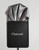 Charcoal Satin Pre-Folded Pocket Square Insert