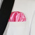 Bubble Gum Pink Satin Pre-Folded Pocket Square Insert