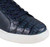 Los Altos Genuine Caiman Croc Belly & Calf Leather Navy Blue Sneaker