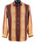 Bassiri Long Sleeve Camp Shirt - Marigold Netted Shadow Design
