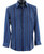 Bassiri Long Sleeve Camp Shirt - Arrow Design in Blue Tones