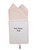100% Cotton Pre-Folded Pocket Square Handkerchief Insert - Pale Dusty Pink