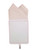 100% Cotton Pre-Folded Pocket Square Handkerchief Insert - Pale Dusty Pink