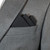Black 100% Cotton Pre-Folded Pocket Square Handkerchief Insert