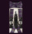 Dark Purple Stripes Design Suspenders with Matching Silk Bow Tie Set
