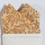 100% Cotton Pre-Folded Pocket Square Handkerchief Insert -  Golden Branches