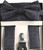 Blue-Grey Grass Cloth Design Suspenders with Matching Silk Bow Tie Set