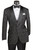 Vinci Black Floral Jacquard Sportcoat with Matching Bow Tie
