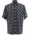 assiri Black and White Diamond Design Short Sleeve Camp Shirt
