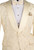 Vinci Champagne Ivory Floral Jacquard Sportcoat with Matching Bow Tie