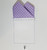 100% Cotton Pre-Folded Pocket Square Handkerchief Insert - Light Purple Polka Dot