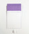 Light Purple 100% Cotton Double Fold Flat Top Pre-Folded Pocket Square Insert