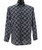 Clearance: Bassiri Black & White Zig-Zag Design Long Sleeve Camp Shirt