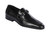 Clearance: Lombardy - Genuine Lamb Leather Horsebit Dress Loafer - Black