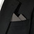 100% Cotton Pre-Folded Pocket Square Handkerchief Insert - Charcoal