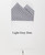 100% Cotton Pre-Folded Pocket Square Handkerchief Insert - Light Grey Polka Dot