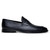Belvedere Genuine Deer Skin Penny Dress Loafer - Black