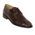 Los Altos Genuine Caiman Hornback Dress Tie Shoe - Brown