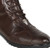 Los Altos Genuine Ostrich Leg & Calf Leather High Top Sneaker - Brown