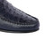 Clearance: Lombardy - Genuine Ostrich Quill & Leather Horsebit Loafer - Navy