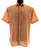 Bassiri Short Sleeve Camp Shirt - Orange Mosaic Design