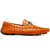 Marco di Milano Genuine Caiman Belly Horsebit Driver Loafer - Brandy