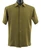 Bassiri Green Waffle Textured Short Sleeve Camp Shirt